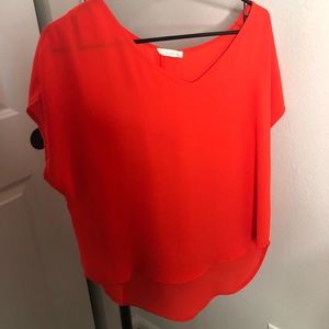 Lush brand - orange t shirt